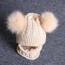 Load image into Gallery viewer, Children&#39;s Winter Hat Scarf Set
