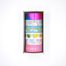 Load image into Gallery viewer, Mermaid + Unicorn Washi Tape ll 6 Rolls