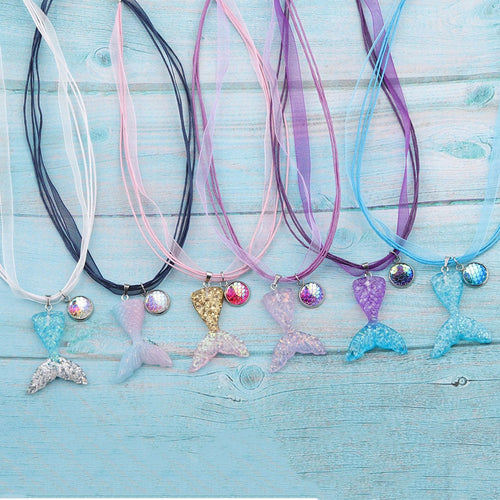 Mermaid + Scale Necklace