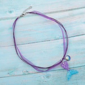 Mermaid + Scale Necklace
