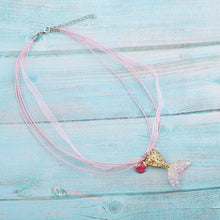 Load image into Gallery viewer, Mermaid + Scale Necklace