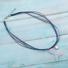 Load image into Gallery viewer, Mermaid + Scale Necklace