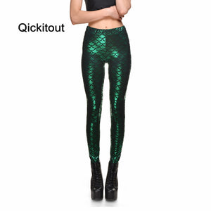 Women's Mermaid Scale Leggings ll Multi Colors