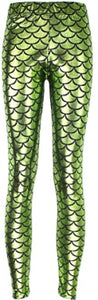 Women's Mermaid Scale Leggings ll Multi Colors