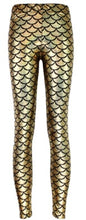 Load image into Gallery viewer, Women&#39;s Mermaid Scale Leggings ll Multi Colors