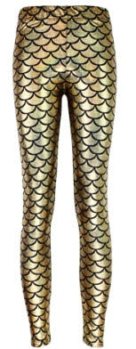 Women's Mermaid Scale Leggings ll Multi Colors