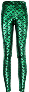 Women's Mermaid Scale Leggings ll Multi Colors