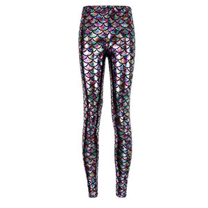 Women's Mermaid Scale Leggings ll Multi Colors
