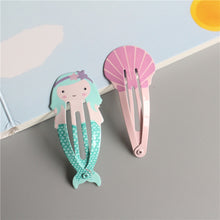 Load image into Gallery viewer, 4 PCS Mermaid + Shell BB Clips