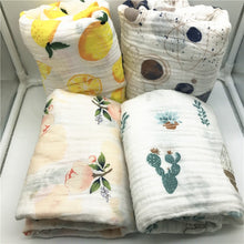 Load image into Gallery viewer, Muslin  Baby Swaddle Blankets