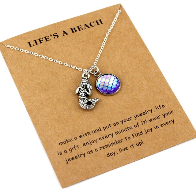 Beachy Necklace ll Mermaid +