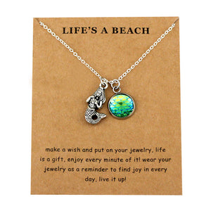 Beachy Necklace ll Mermaid +