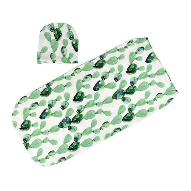 Swaddling Blanket/Cacoon + Cap ll 2 Pcs/Set