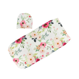 Swaddling Blanket/Cacoon + Cap ll 2 Pcs/Set