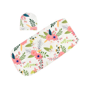 Swaddling Blanket/Cacoon + Cap ll 2 Pcs/Set