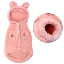 Load image into Gallery viewer, Warm Cat Clothes Winter Pet Puppy Kitten Coat Jacket For Small Medium Dogs Cats Chihuahua Yorkshire Clothing Costume Pink S-2XL