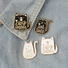 Load image into Gallery viewer, Dog Mom + Cat Lady Wearable Pins