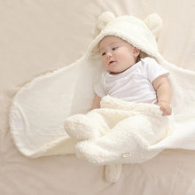 Load image into Gallery viewer, Beary Sweet Swaddle Baby Wrap 0-12M