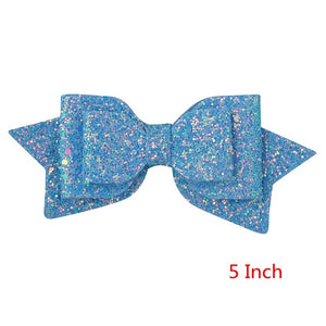 New Arrival 5 Inch/3 Inch Children Girls Shining Bow Cute Hair Accessories Hair Clips Women Girls Exquisite Bow-knot Headwear