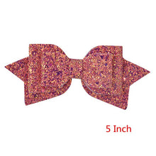 Load image into Gallery viewer, New Arrival 5 Inch/3 Inch Children Girls Shining Bow Cute Hair Accessories Hair Clips Women Girls Exquisite Bow-knot Headwear