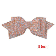 Load image into Gallery viewer, New Arrival 5 Inch/3 Inch Children Girls Shining Bow Cute Hair Accessories Hair Clips Women Girls Exquisite Bow-knot Headwear