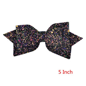 New Arrival 5 Inch/3 Inch Children Girls Shining Bow Cute Hair Accessories Hair Clips Women Girls Exquisite Bow-knot Headwear