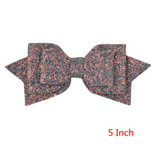 Load image into Gallery viewer, New Arrival 5 Inch/3 Inch Children Girls Shining Bow Cute Hair Accessories Hair Clips Women Girls Exquisite Bow-knot Headwear