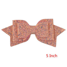 Load image into Gallery viewer, New Arrival 5 Inch/3 Inch Children Girls Shining Bow Cute Hair Accessories Hair Clips Women Girls Exquisite Bow-knot Headwear
