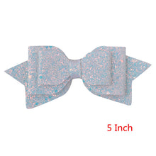 Load image into Gallery viewer, New Arrival 5 Inch/3 Inch Children Girls Shining Bow Cute Hair Accessories Hair Clips Women Girls Exquisite Bow-knot Headwear