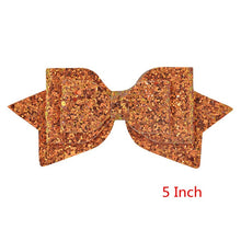 Load image into Gallery viewer, New Arrival 5 Inch/3 Inch Children Girls Shining Bow Cute Hair Accessories Hair Clips Women Girls Exquisite Bow-knot Headwear