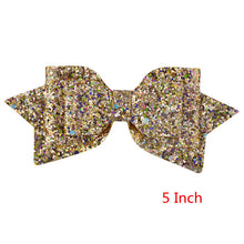 Load image into Gallery viewer, New Arrival 5 Inch/3 Inch Children Girls Shining Bow Cute Hair Accessories Hair Clips Women Girls Exquisite Bow-knot Headwear