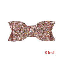 Load image into Gallery viewer, New Arrival 5 Inch/3 Inch Children Girls Shining Bow Cute Hair Accessories Hair Clips Women Girls Exquisite Bow-knot Headwear