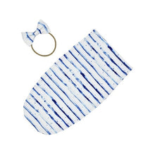 Load image into Gallery viewer, Muslin Swaddle Wrap + Headband ll Chic