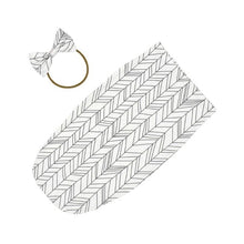 Load image into Gallery viewer, Muslin Swaddle Wrap + Headband ll Chic