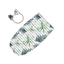 Load image into Gallery viewer, Muslin Swaddle Wrap + Headband ll Chic
