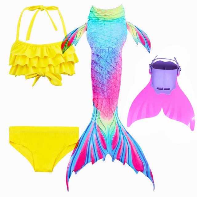 Mermaid Fin Set ll Tail + Swimsuits