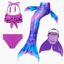 Load image into Gallery viewer, Mermaid Fin Set ll Tail + Swimsuits