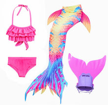 Load image into Gallery viewer, Mermaid Fin Set ll Tail + Swimsuits