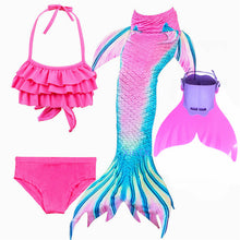 Load image into Gallery viewer, Mermaid Fin Set ll Tail + Swimsuits
