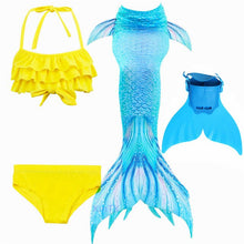 Load image into Gallery viewer, Mermaid Fin Set ll Tail + Swimsuits