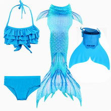Load image into Gallery viewer, Mermaid Fin Set ll Tail + Swimsuits