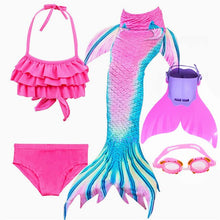 Load image into Gallery viewer, Mermaid Fin Set ll Tail + Swimsuits