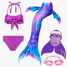 Load image into Gallery viewer, Mermaid Fin Set ll Tail + Swimsuits