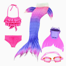 Load image into Gallery viewer, Mermaid Fin Set ll Tail + Swimsuits