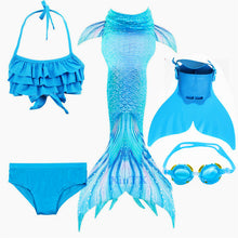 Load image into Gallery viewer, Mermaid Fin Set ll Tail + Swimsuits
