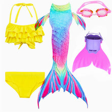 Load image into Gallery viewer, Mermaid Fin Set ll Tail + Swimsuits