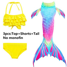 Load image into Gallery viewer, Mermaid Fin Set ll Tail + Swimsuits
