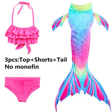 Load image into Gallery viewer, Mermaid Fin Set ll Tail + Swimsuits