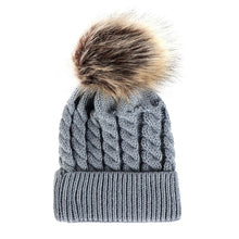 Load image into Gallery viewer, Adorable Kids Knitted Pom Pom Beanie