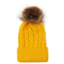 Load image into Gallery viewer, Adorable Kids Knitted Pom Pom Beanie
